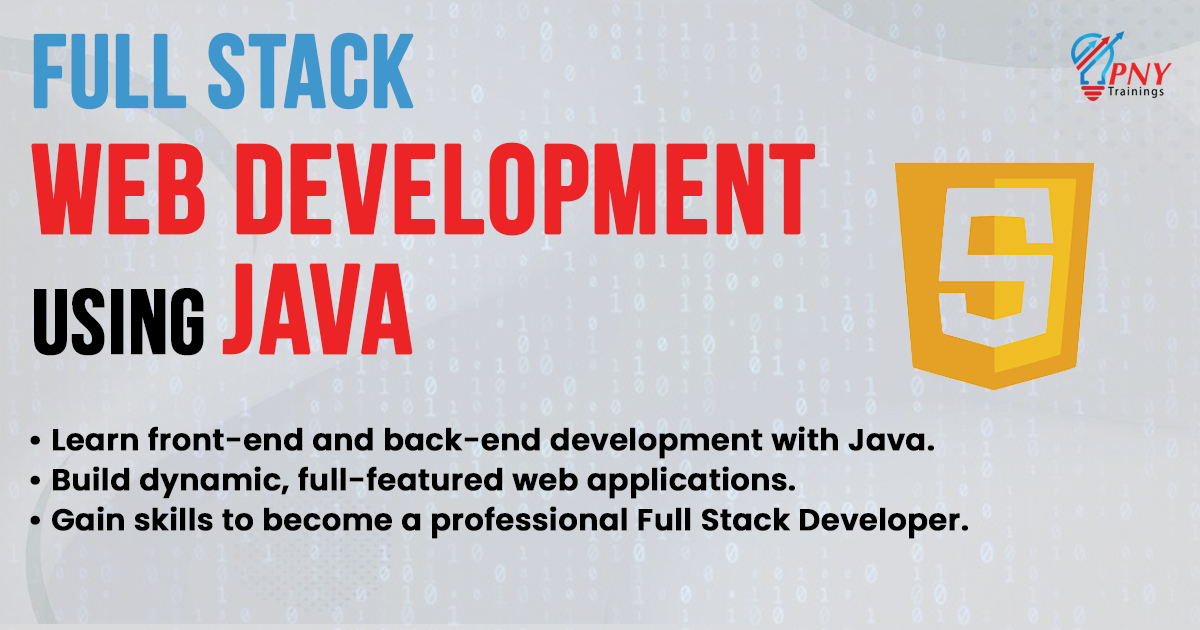 Full Stack Web Development Using Java & Course in Lahore